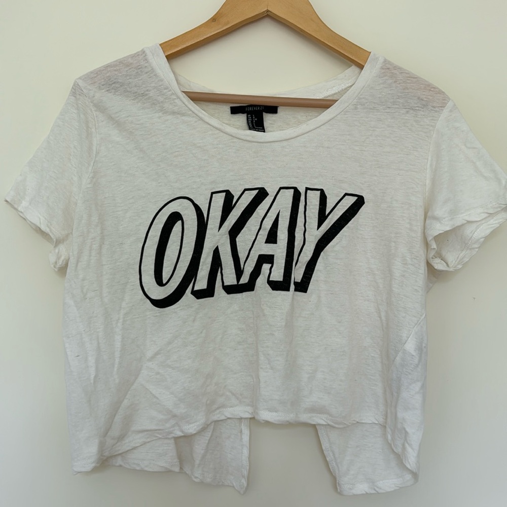 Cropped Graphic Tee